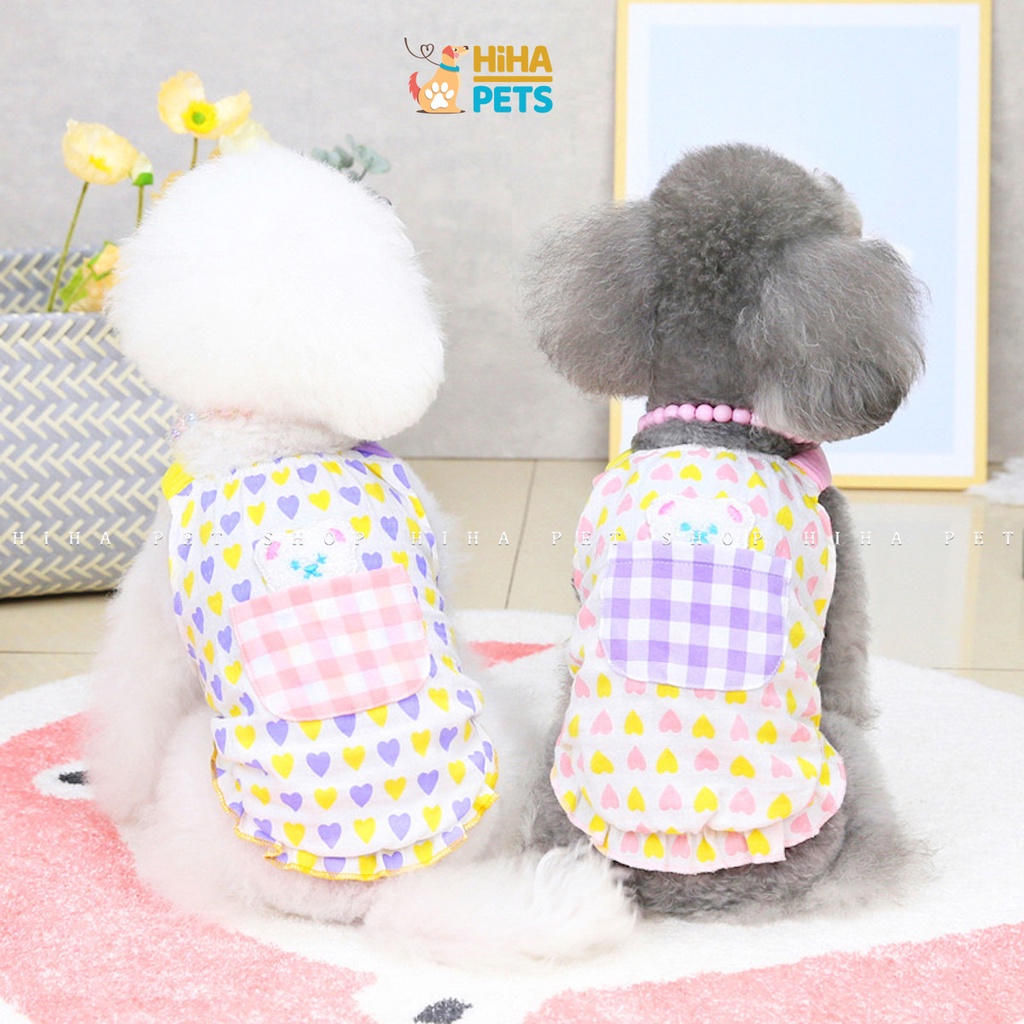 Áo Cho Chó Mèo Thời Trang Mùa Hè Mới Nhất Vải Cao Cấp Trend Quần Áo Thú Cưng Mát Mẻ Hihapet.