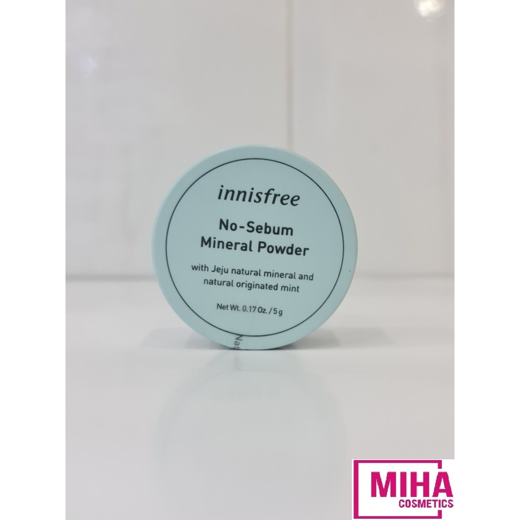 Phấn Phủ Dạng Bột Kiềm Dầu Innisfree No Sebum Mineral Powder 5g Hàn Quốc