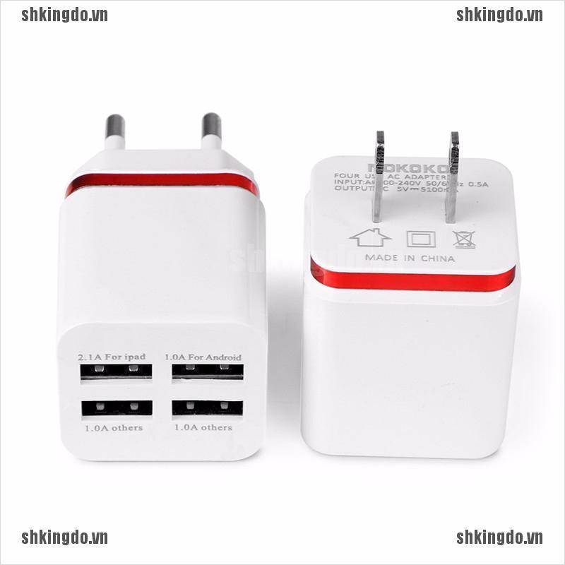 Ổ Cắm Sạc Chia 4 Cổng Usb Tiện Dụng