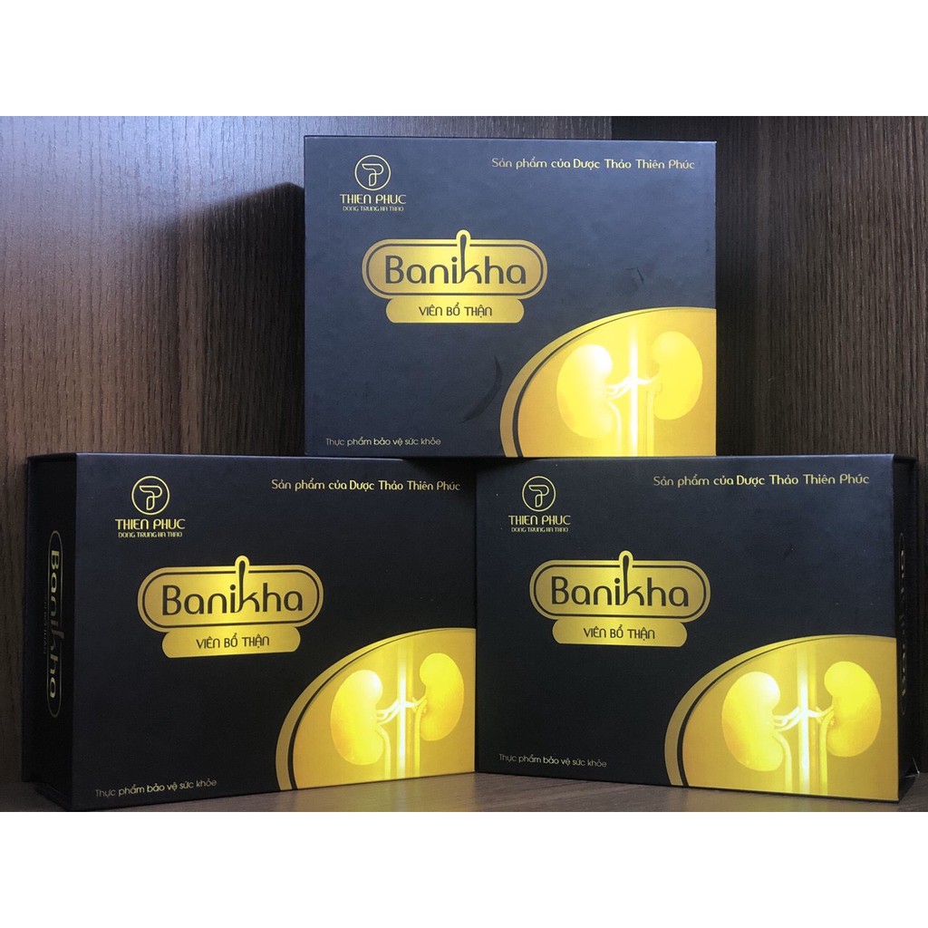 Viên bổ thận banikha hộp 60v Thiên Phúc hàng chính hãng