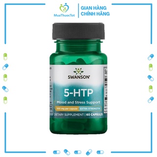 Swanson 5 HTP 100 mg - Viên uống giảm căng thẳng, cân bằng tâm trạng 5-HTP 60 viên