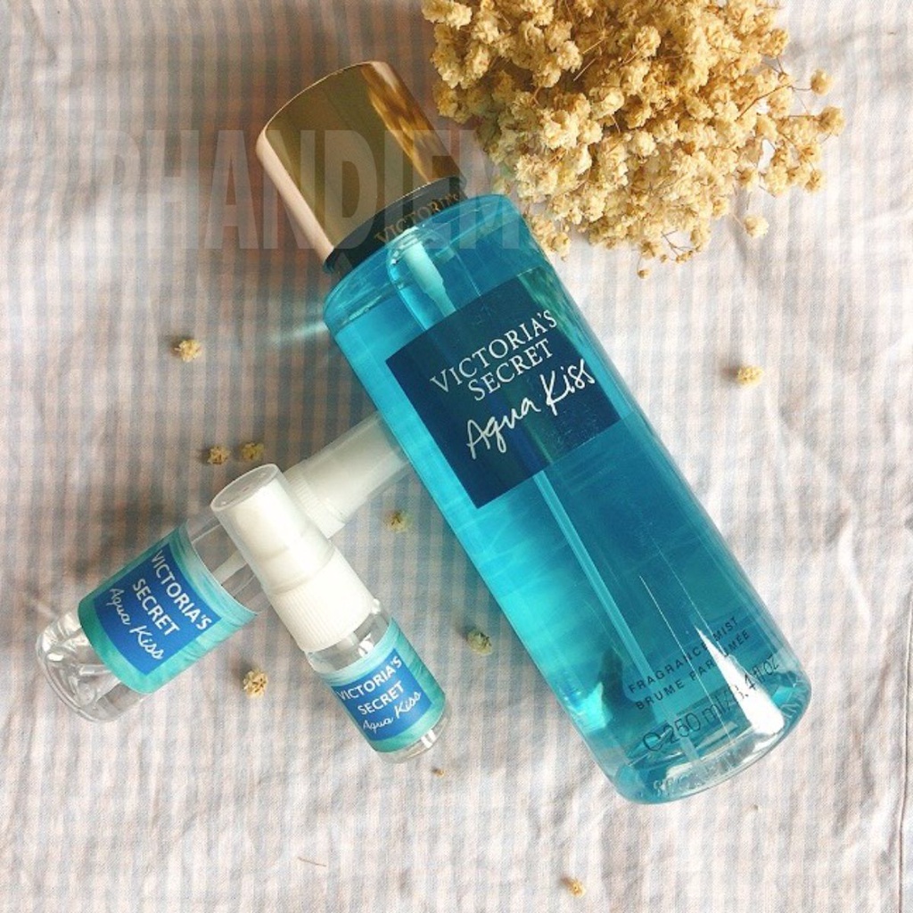 (Mẫu thử) AQUA KISS - Xịt thơm toàn thân body mist Victoria's Serect ᴘʜᴀɴᴅɪᴇᴍᴍʏ997 Ⓡ