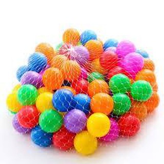 QUÁ RẺ… túi 100 quả bóng nhựa đường kính 5cm nhiều màu cho bé chơi