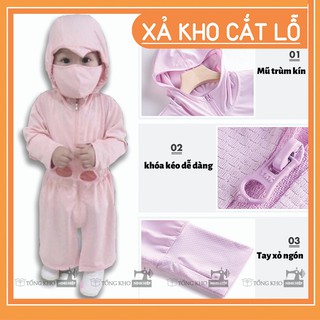 [XẢ KHO] Áo Chống Nắng Trẻ Em - Tặng Kèm Khẩu Trang - 6 Màu