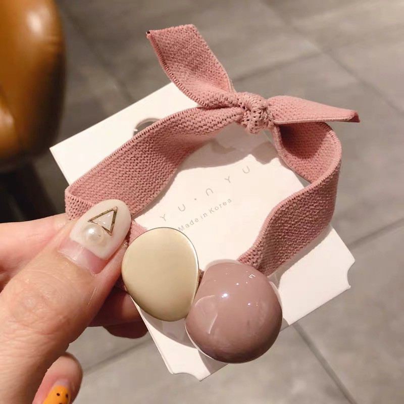 Dây buộc tóc đính đá dễ thương dành cho nữ