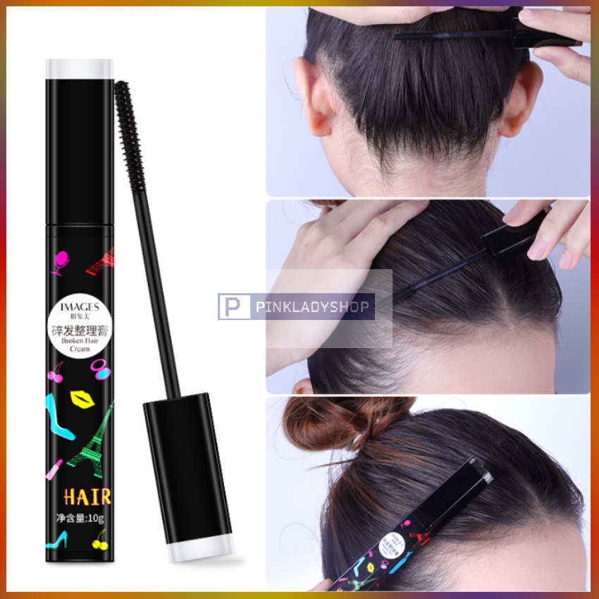 Chải tóc Mascara IMAGES 10g/Chai tạo kiểu tóc đẹp vuốt tóc con gọn vào nếp