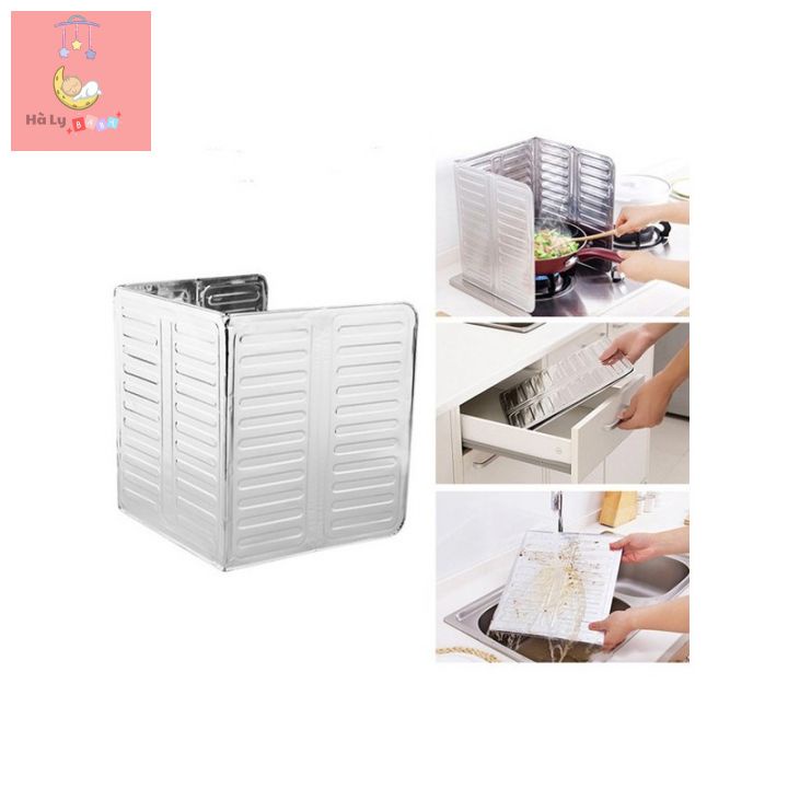 TẤM BẠC CHE CHẮN MỠ BẾP GAS,CHỐNG BẮN DẦU MỠ KHI XÀO NẤU THỨC ĂN