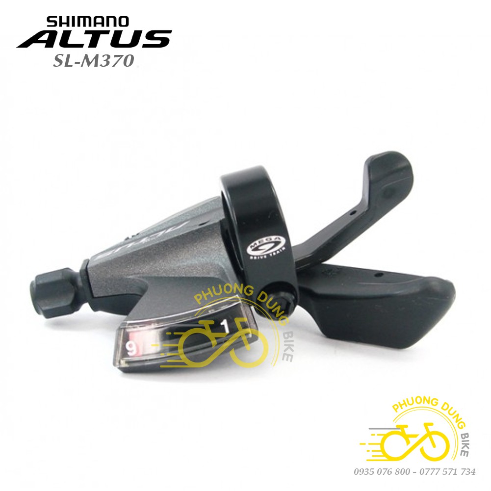 Tay đề xe đạp SHIMANO ALTUS SL-M370-9  3x9 Speed