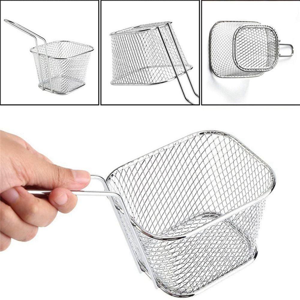 LLOYD Rổ Chiên Khoai Tây Mini Hình Vuông Dạng Lưới Tiện Dụng
