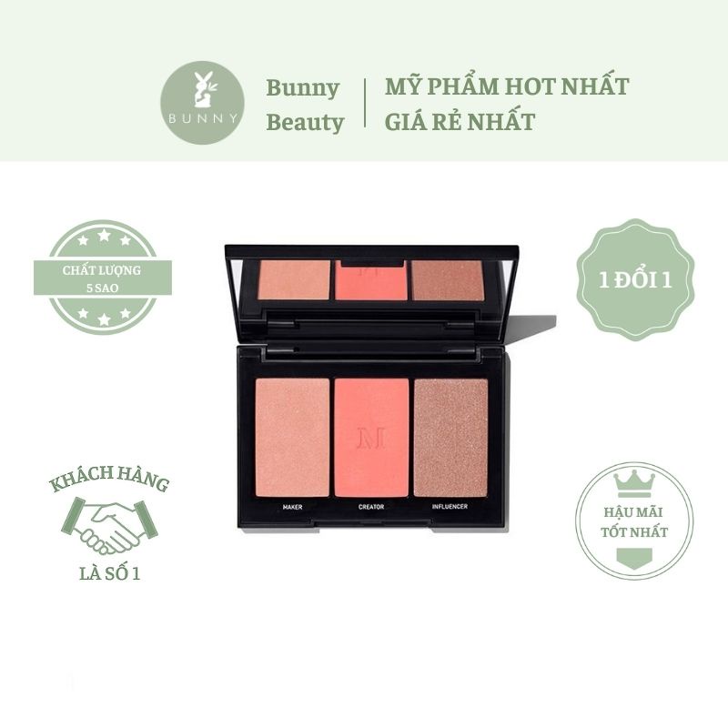 Bảng phấn má MORPHE BLUSHING BABES Bunny Beauty hàng đủ bill