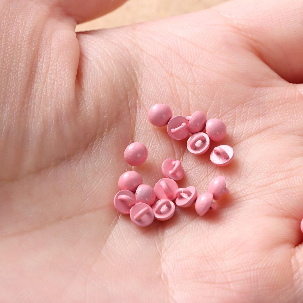 BEBETTERM 20 Nút Thắt Lưng Hình Nấm 4mm