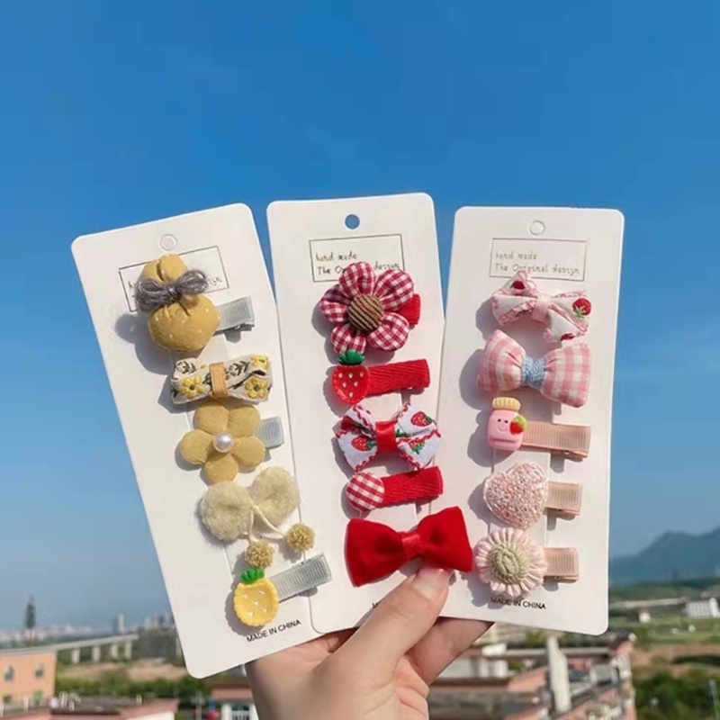 Kẹp Tóc Nhỏ Nhắn Dễ Thương Không Đau Cho Bé Gái