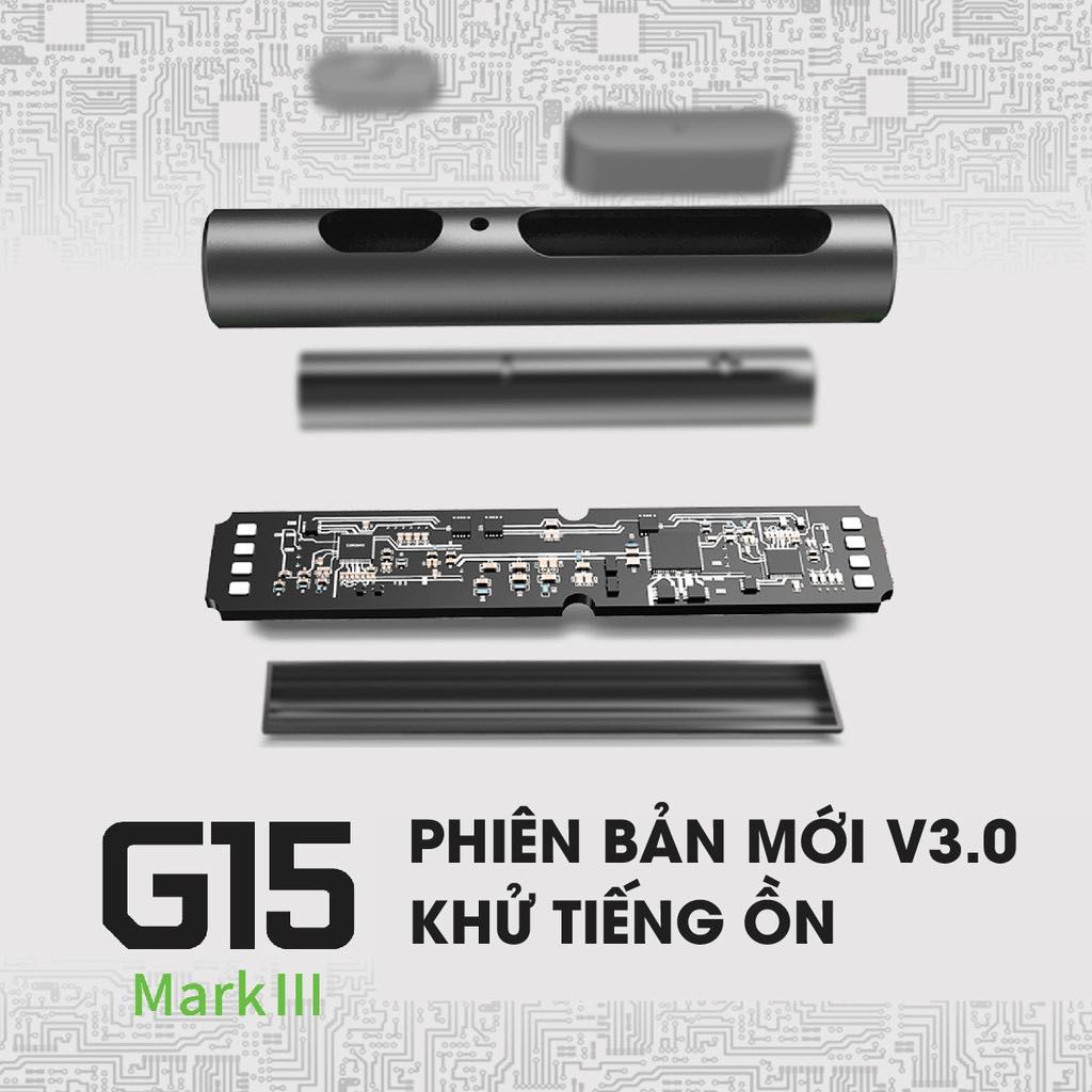 Tai nghe Gaming nhét tai giá rẻ Plextone G15 dài 1.2m, tai nghe chơi game Pubg Mobile có Microphone
