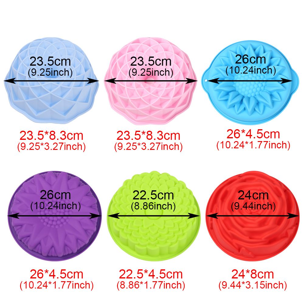 Khuôn Silicone Tạo Hình Làm Bánh Kẹo Hình Hoa Hồng/Chim/Chim 3D DIY