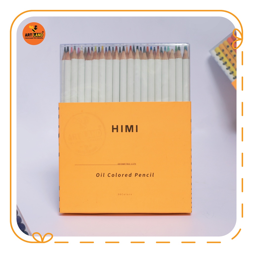 Bộ Chì Màu Himi 36 màu - Bộ Chì Màu Gốc Dầu - Oil Colored Pencil Xịn Mịn