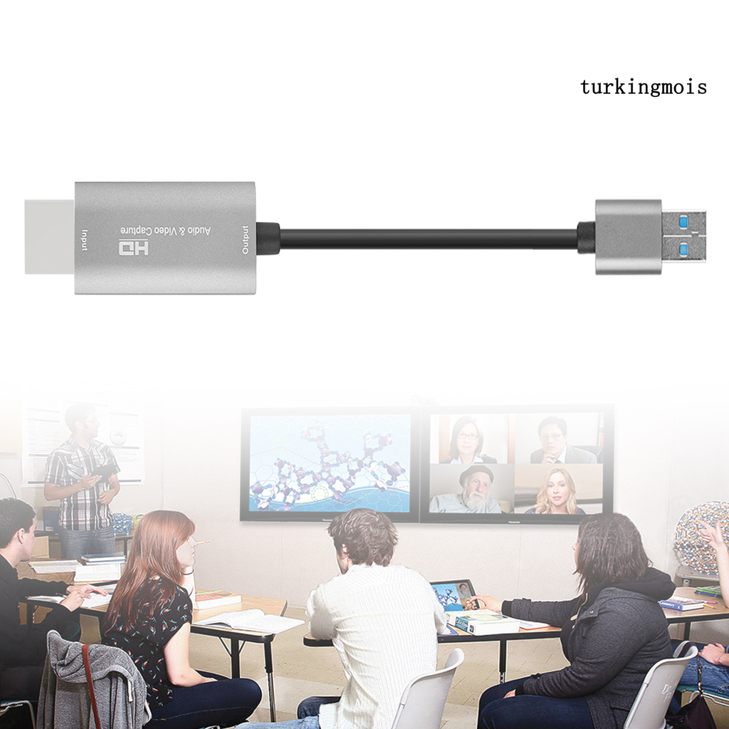 TSP_Portable High Definition 1080P HDMI-compatible to USB 3.0 Capture Card Audio Vedio Adapter for Broadcast Live