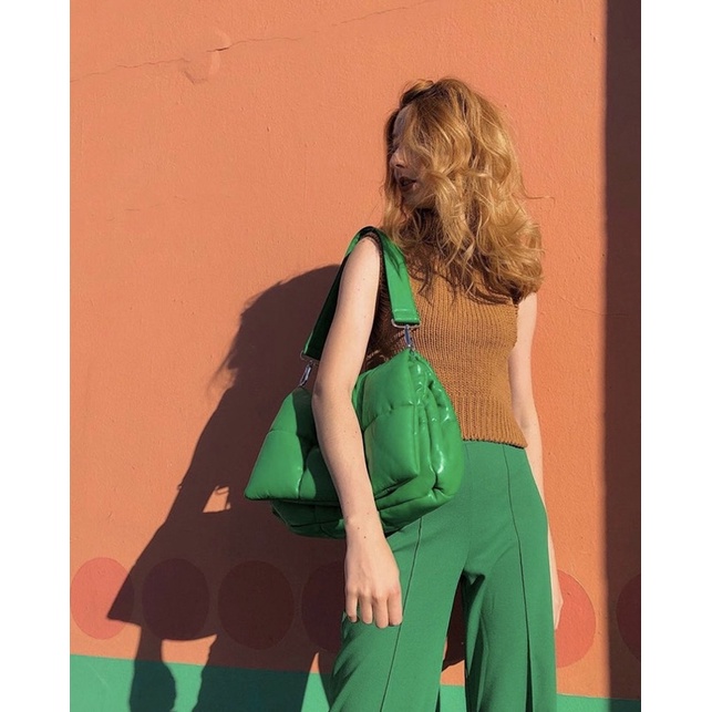 Túi Xách Nữ Trần Phao Kẹp Nách Đeo Chéo Dùng Dùng Được Nhiều Kiểu