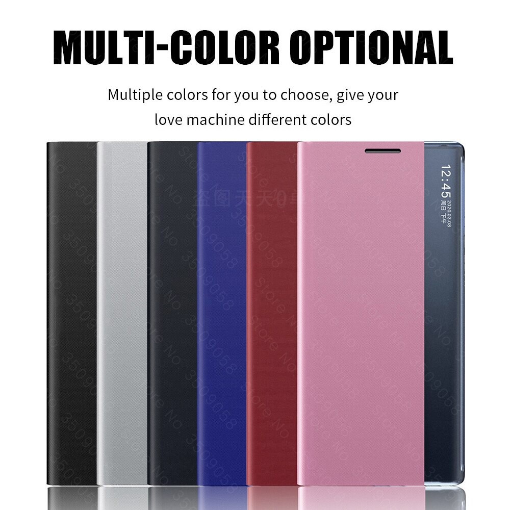 Ốp Smart View Flip Case Cover cho Samsung Galaxy Note 10+/9/8/7 S10+ Protective Shell