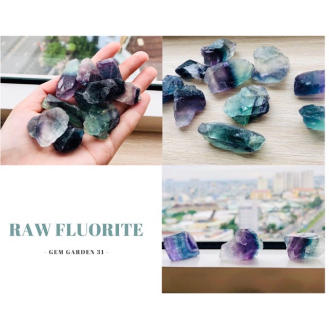 Đá Thanh Tẩy - Fluorite thô