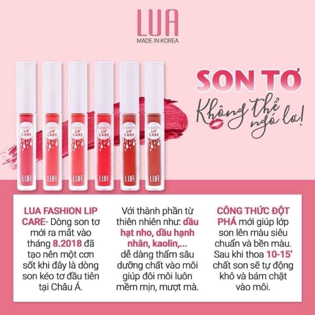 Son tơ LUA số 9, số 10 (mua 2 tặng 1)