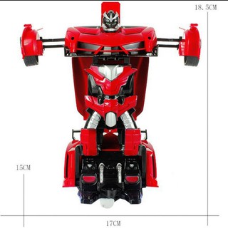 [ Pin Sạc ] Ô Tô Biến Hình Điều Khiển Từ Xa TRANSFORMER