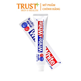 Kem đánh răng lion white & white 150g
