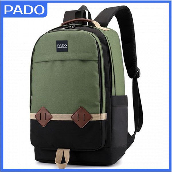 Balo laptop thời trang phối màu PADO 404 chứa được laptop 15.6inch - Bảo hành chính hãng