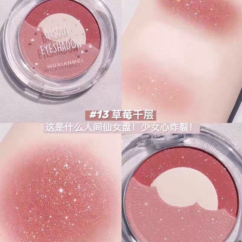 ✨✨Bảng Mắt Nhũ 3 Ô Biscuit Eyeshadow siêu Hot  Buôn sỉ