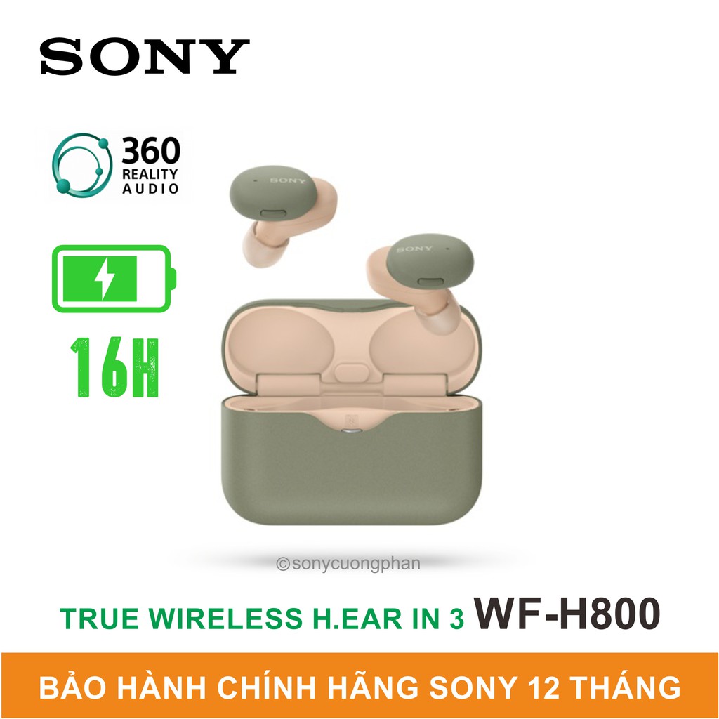 |Chính Hãng Sony Việt Nam| Tai nghe H.ear 3 in True Wireless Sony WF-H800