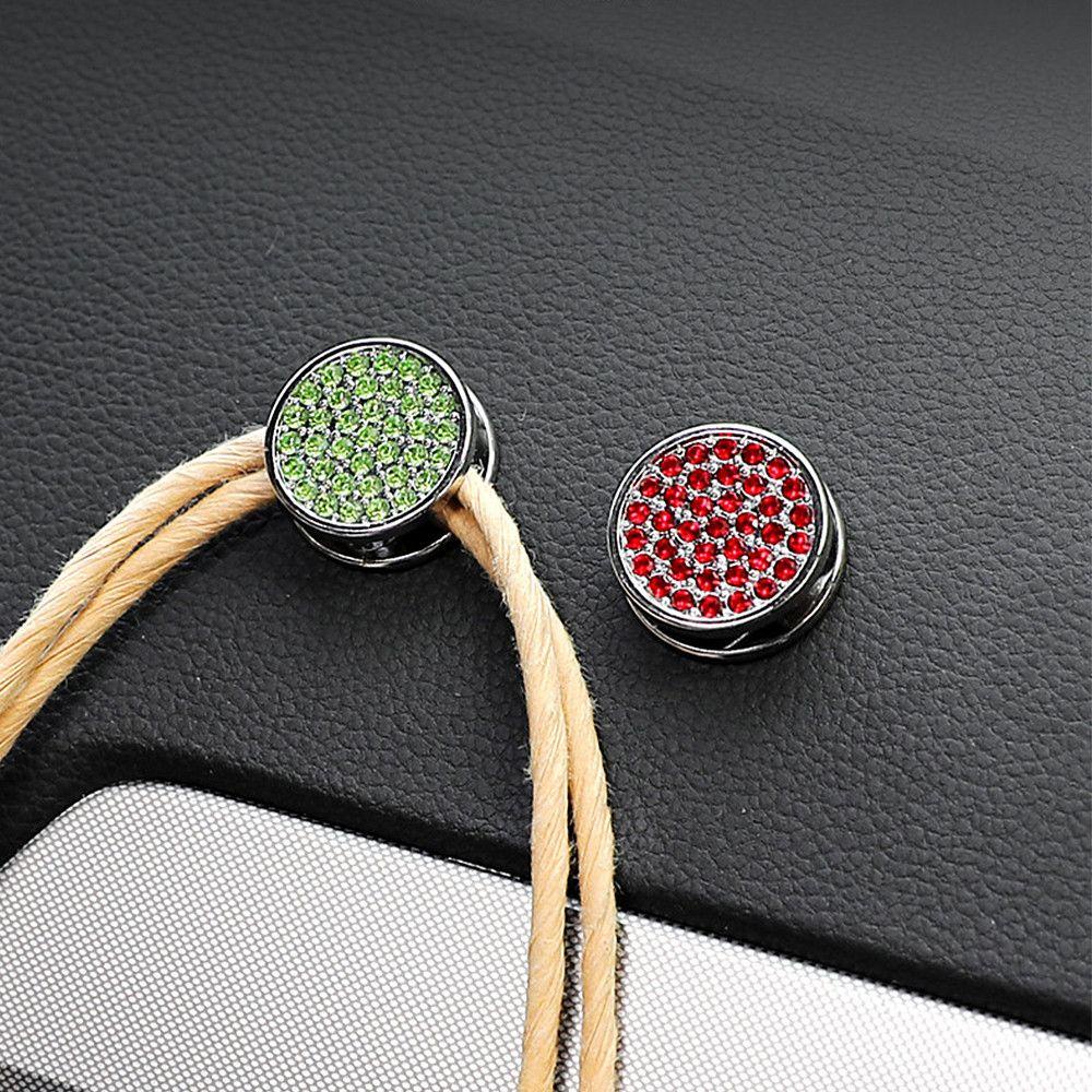 MYRONGVN 1 Móc Treo Đồ Mini Đính Pha Lê Lấp Lánh Trang Trí Tường Nhà / Xe Hơi