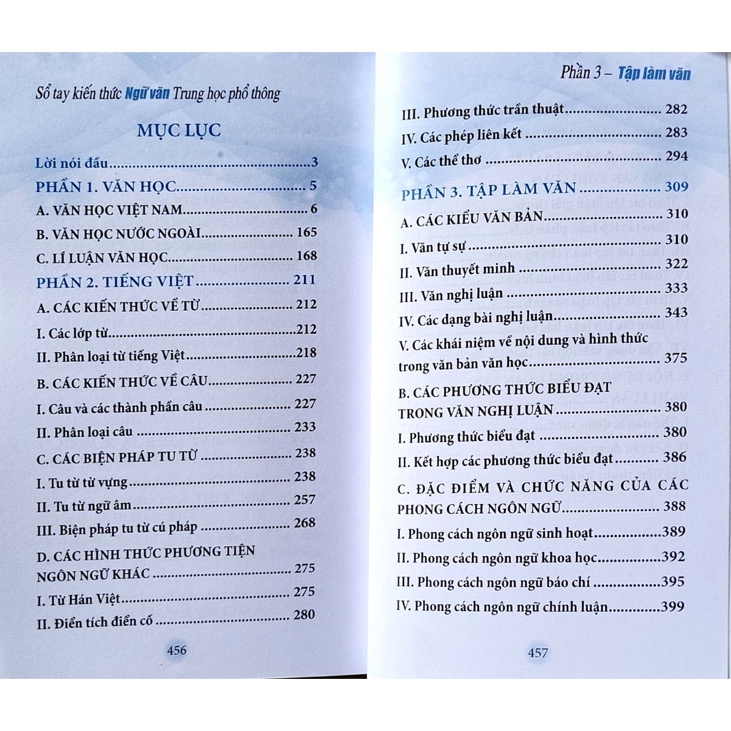 Sách - Sổ tay kiến thức Ngữ văn Trung học phổ thông - Lê Nguyên Lâm