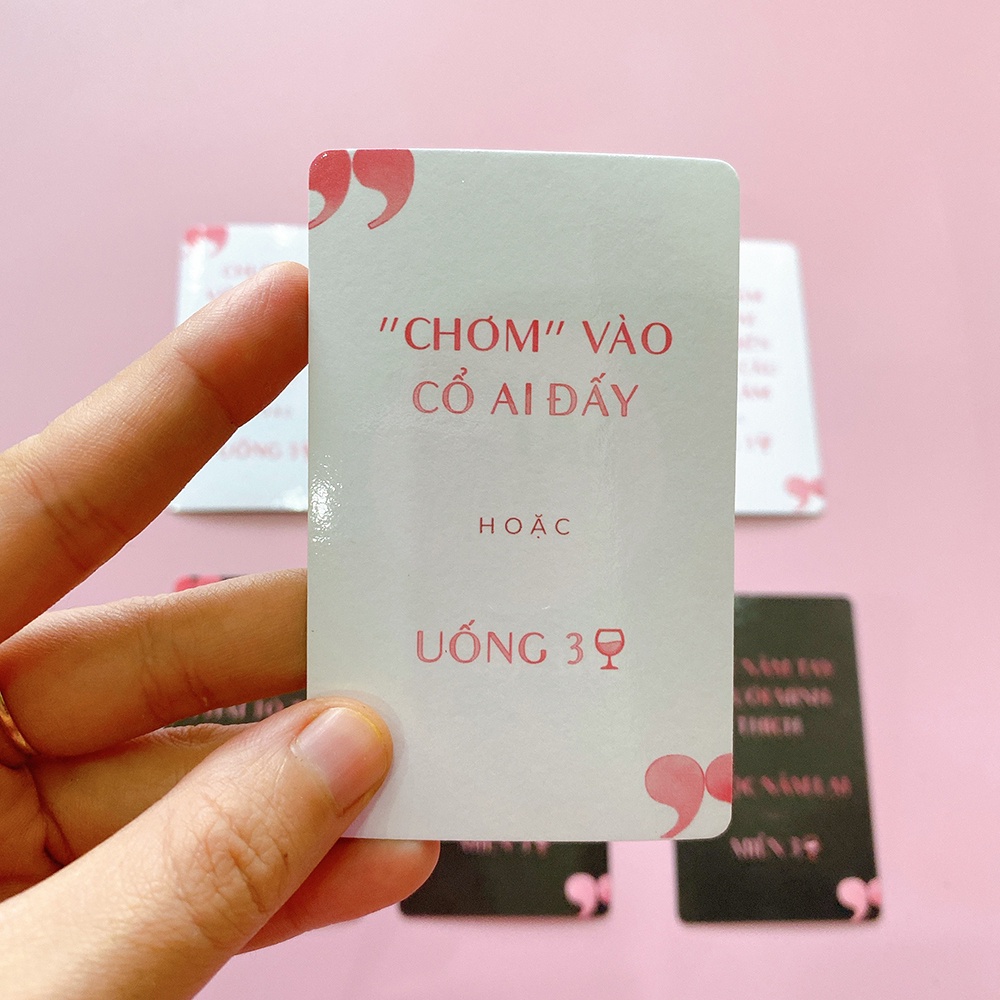 Bộ Bài Say Say Love Zone Tình Yêu Ngọt Ngào Drinking Game Không Thể Thiếu Trong Mọi Buổi Hẹn Hò Với Crush LOVEZ