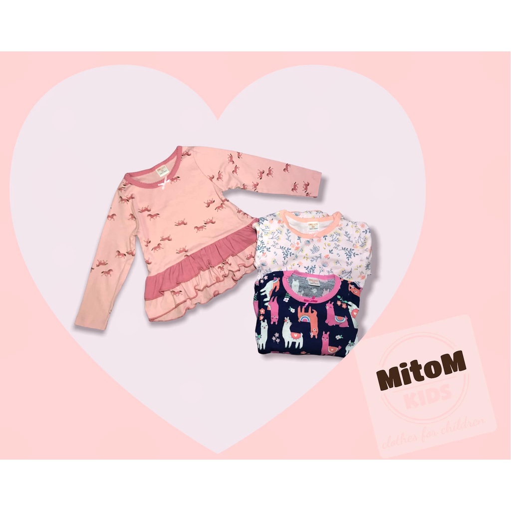 [Nhập mã MITO31189 giảm 50k] Set 3 áo ♥️ FREESHIP ♥️ Chất thun borip loại 1 mềm mịn, co giãn tốt, họa tiết xinh xắn