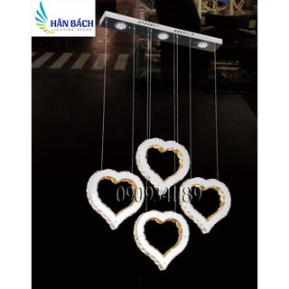 đèn thả,đèn chùm,đèn ốp trần led pha lê