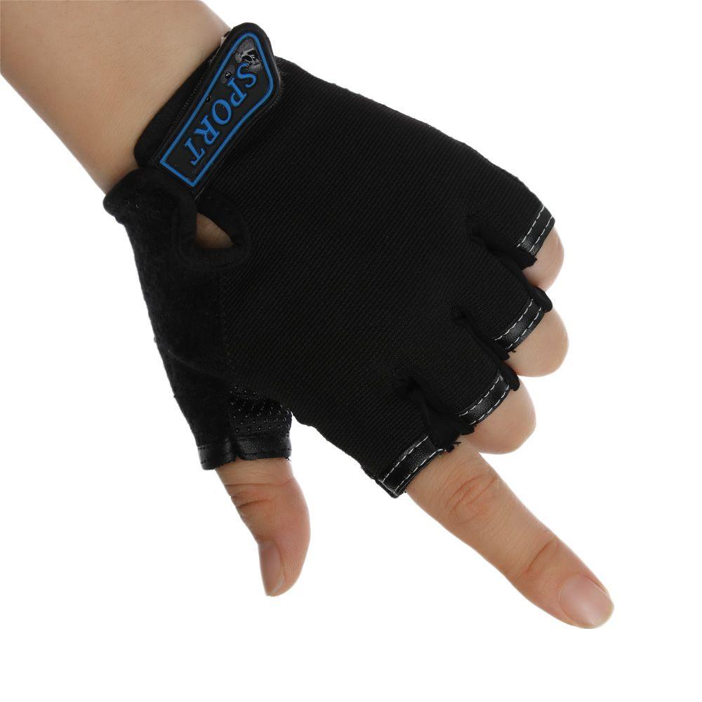 Găng Tay Thể Thao Ngắn Chống Trượt Thoáng Khí Cho Trẻ Em