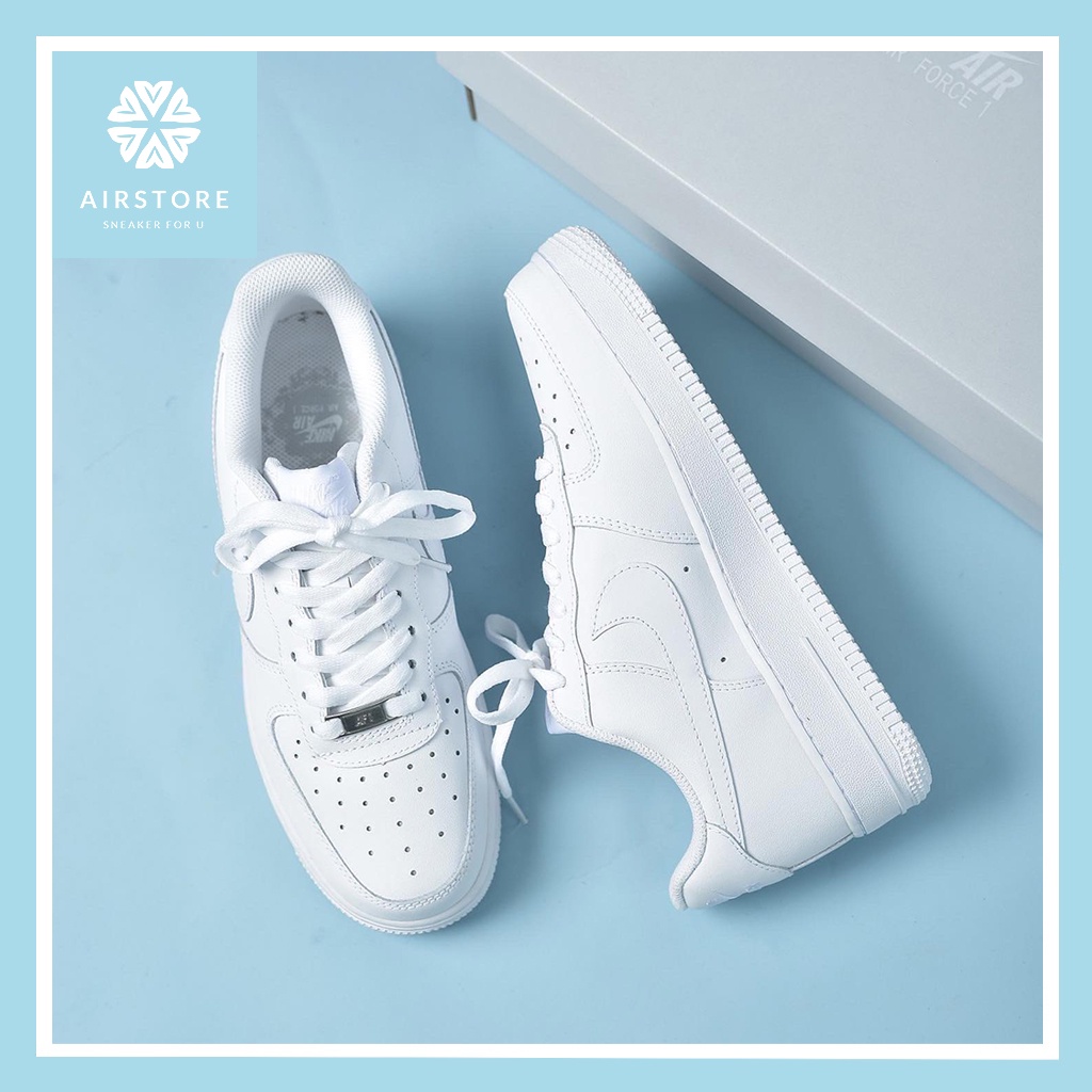 Giày_Nike AF1 Nam Nữ, Giày Air Force 1 Màu Trắng Thể Thao Thời Trang Dễ Phối Đồ Hàng Đẹp Full Box