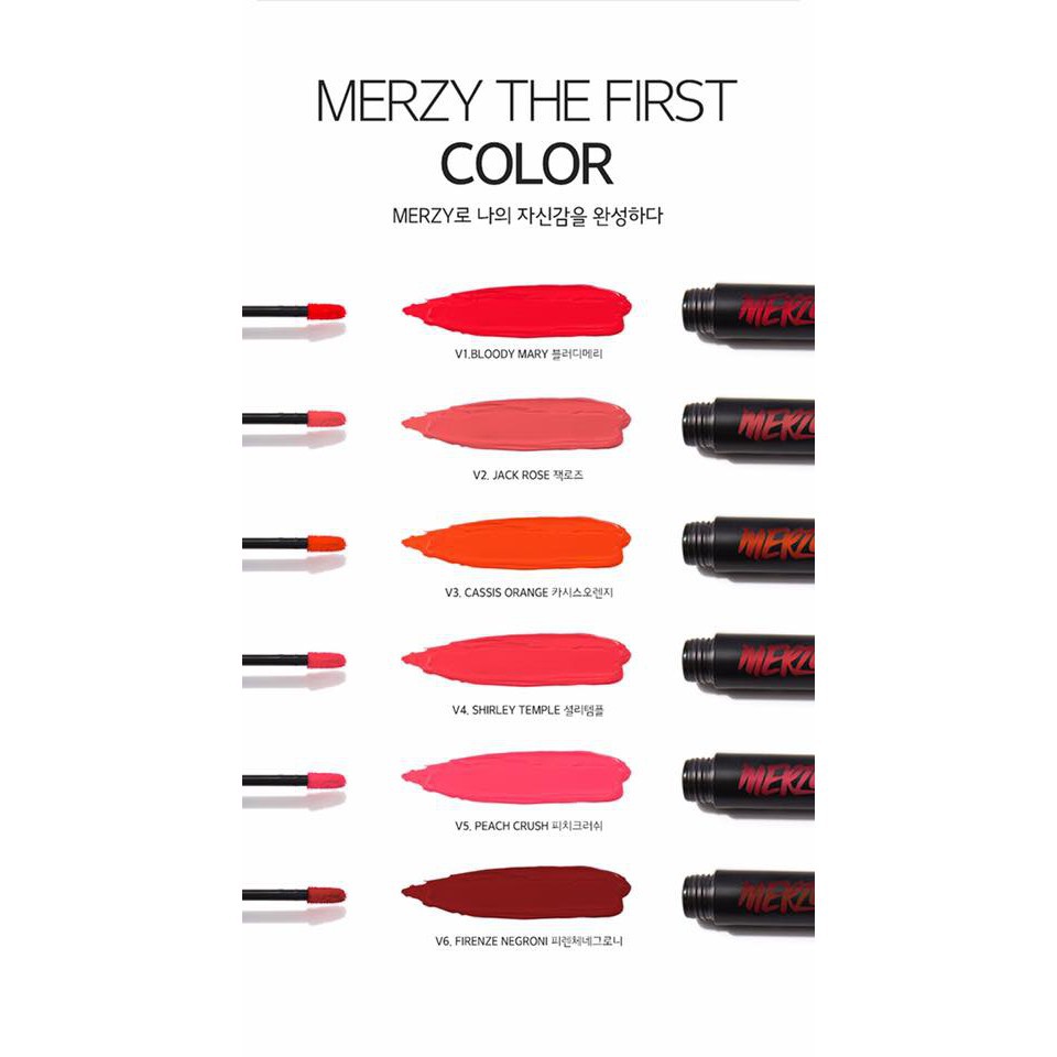 [Best Seller] Son Kem Lì Merzy Another Me The First Velvet Tint