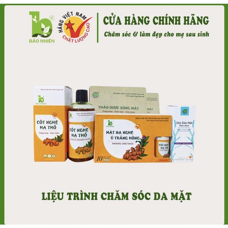 BSP chăm sóc da mặt cung đình( 2 mặt -1 nghệ bn - 1 mặt nạ ủ Bn - 1 sữa rửa mặt)