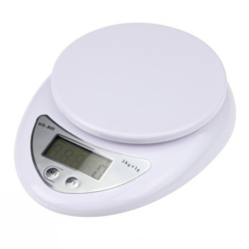Cân bưu điện kỹ thuật số 5Kg/1G hỗ trợ cân thực phẩm ăn kiêng cân bằng trọng lượng cho nhà bếp