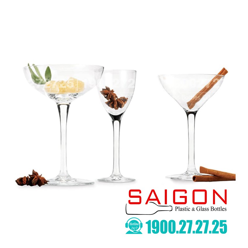 Ly Thủy Tinh Cao Cấp Libbey Circa Cocktail 89ml | 148ml | 163ml | 236ml | Tùy chọn Dung Tích và Kiểu Dáng