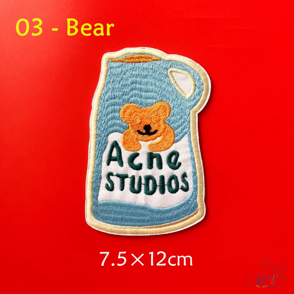 ☸ Fashion Brand Logo 3.9.1 - ACNE Studios Patch ☸ 1Pc Diy Sew on Iron on Badges Patches