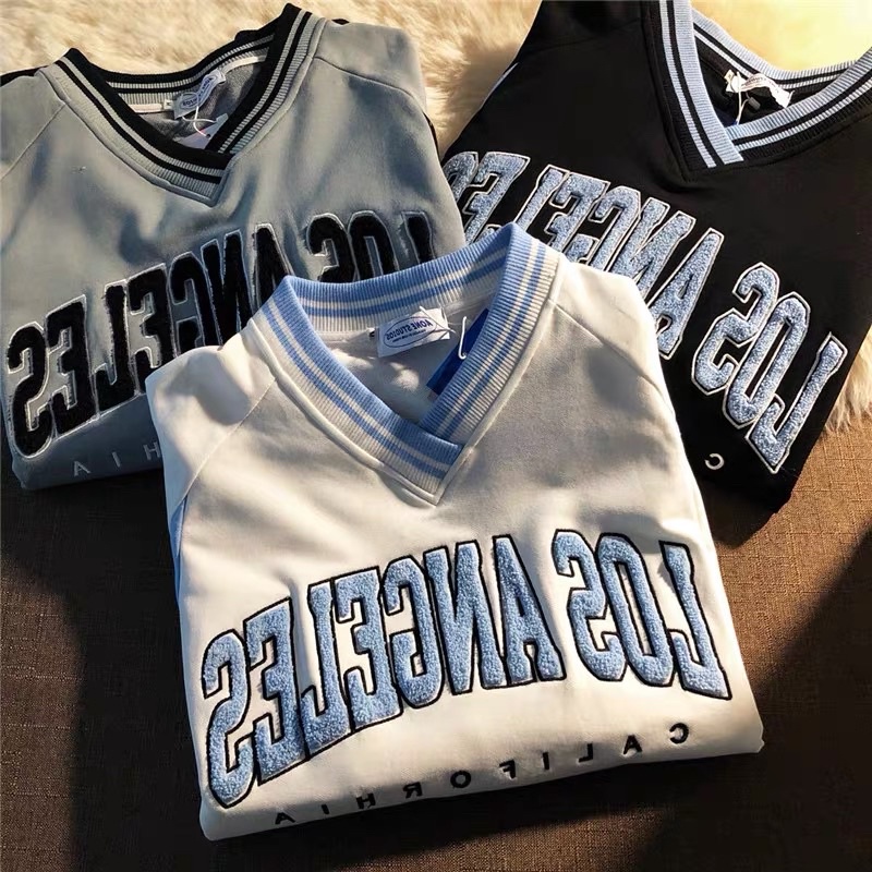 Sweater bóng chày nam nữ Los Angeles