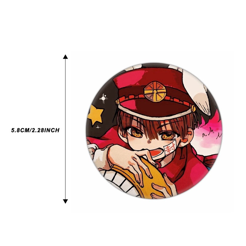 Ghim cài áo hình nhân vật hoạt hình Hanako-kun