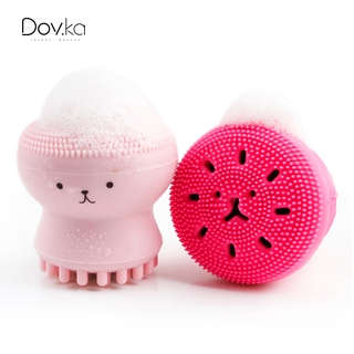 [Hàng mới về] Cọ rửa mặt bằng silicon thiết kế hình bạch tuộc dễ thương tiện dụng