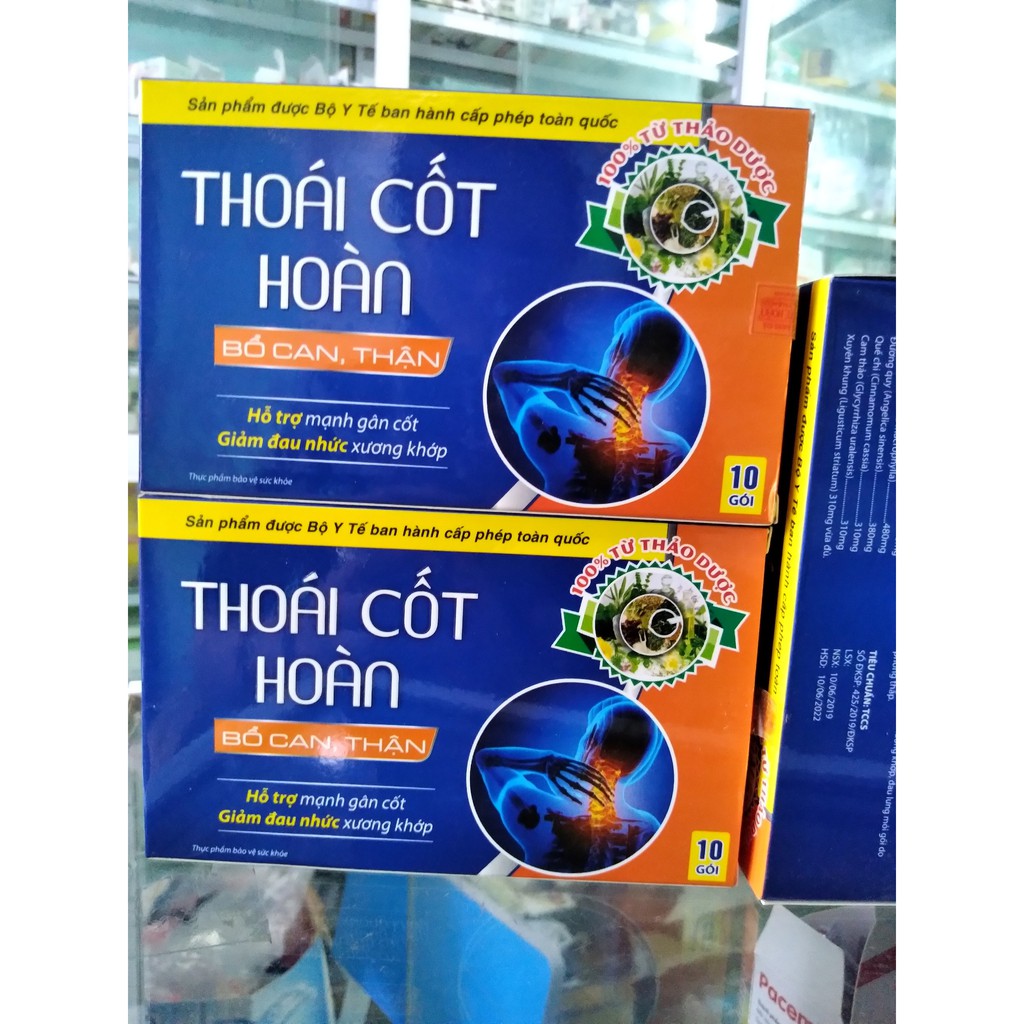 Viên xương khớp Cốt thoái hoàn - hỗ trợ giảm đau xương khớp, mạnh gân cốt, giảm thoái hoá đốt sống ,thoát vị đĩa đệm,