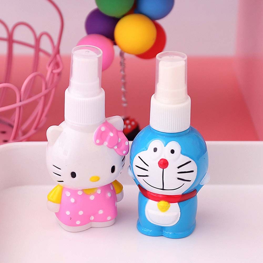 [Hàng mới về] Chai rỗng 50ml bằng nhựa họa tiết hoạt hình dễ thương