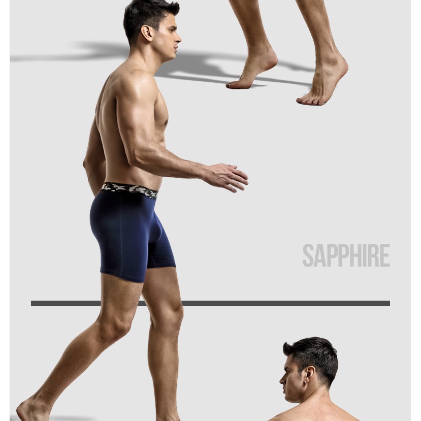 Quần Lót Boxer Thể Thao Thoáng Khí Size Lớn 6xl 212 Cho Nam