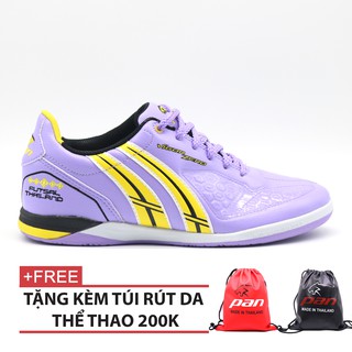 Giày đá banh Pan đế bằng Vigor zero LTD tím