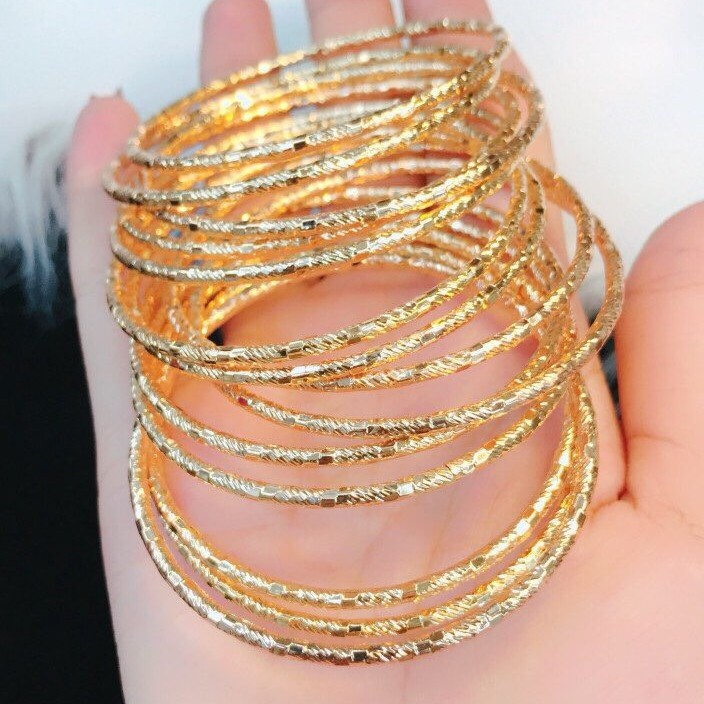 Bộ 7 Vòng Ximen mạ vàng 18k có khóa VX1