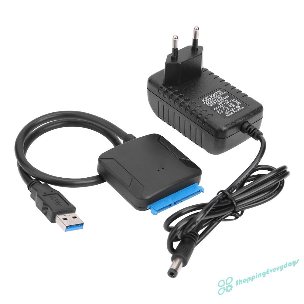 Dây Cáp Chuyển Đổi USB 3.0 Sang Sata Cho Hdd Ssd 2.5 / 3.5 Inch Chuyên Dụng Chất Lượng Cao | BigBuy360 - bigbuy360.vn